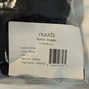 Nuuds Black Jogger Pants